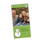 4 x 8 Vertical Slimline Greeting Card With Envelope - Season's Greetings